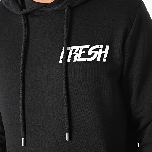 Ensemble De Survêtement Logo Noir Blanc