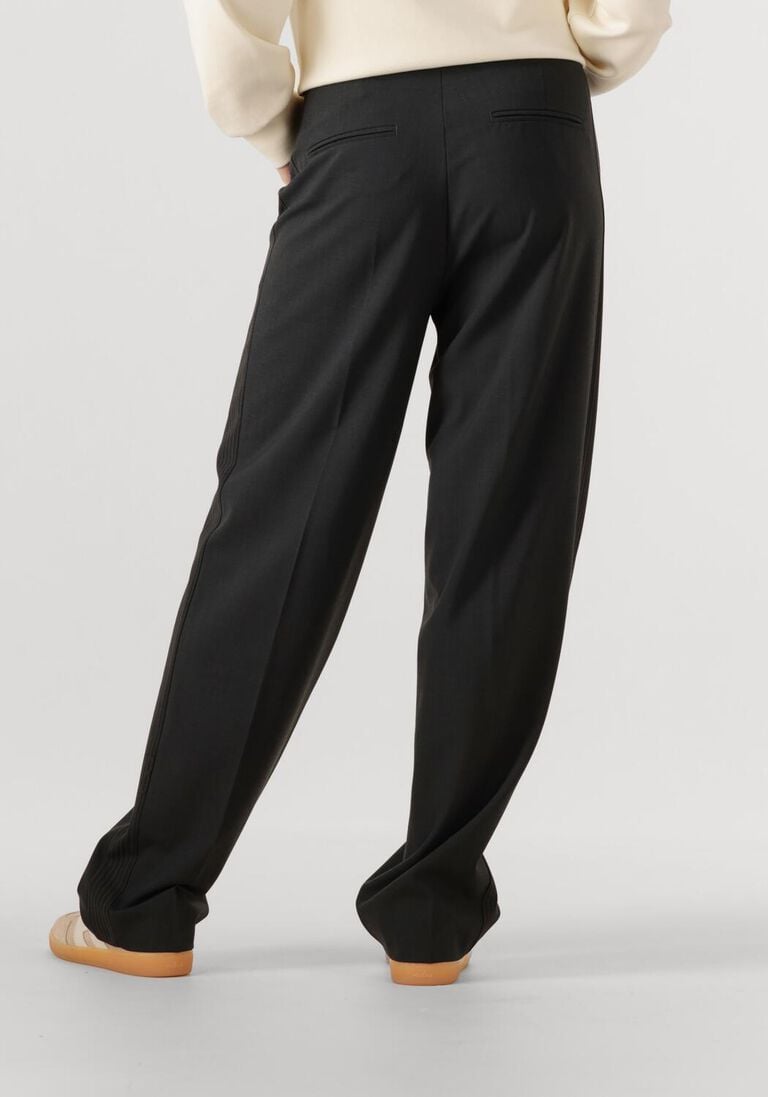 zwarte cambio wijde broek glam slouch track galon