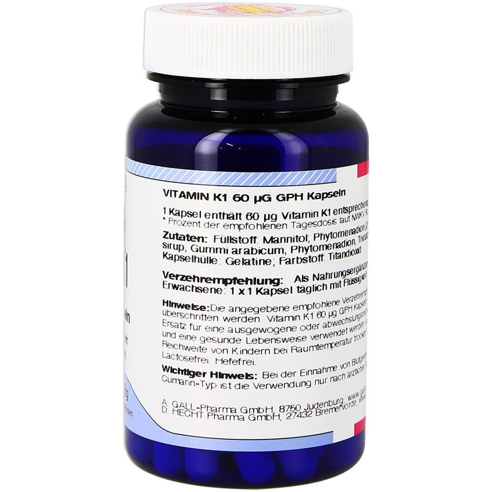 GALL PHARMA Vitamin K 1 60 µg GPH Kapseln