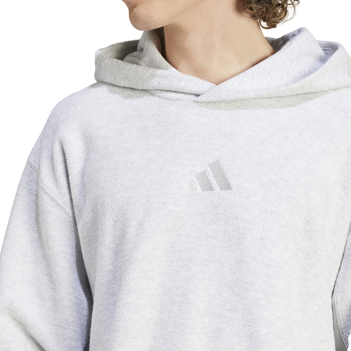 ADIDAS ROUPAS ESPORTIVAS<br>Moletom com capuz e logo tonal