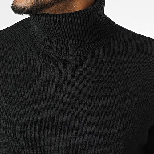 Pull Col Roulé Ban Life Noir
