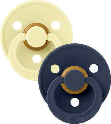 BIBS Colour Smokk 2-Pakk Str 2, Luna/Deep Space
