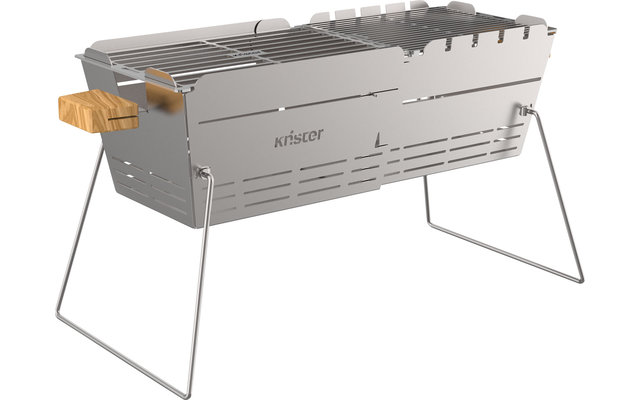 Knister Premium ausziehbarer Holzkohlegrill