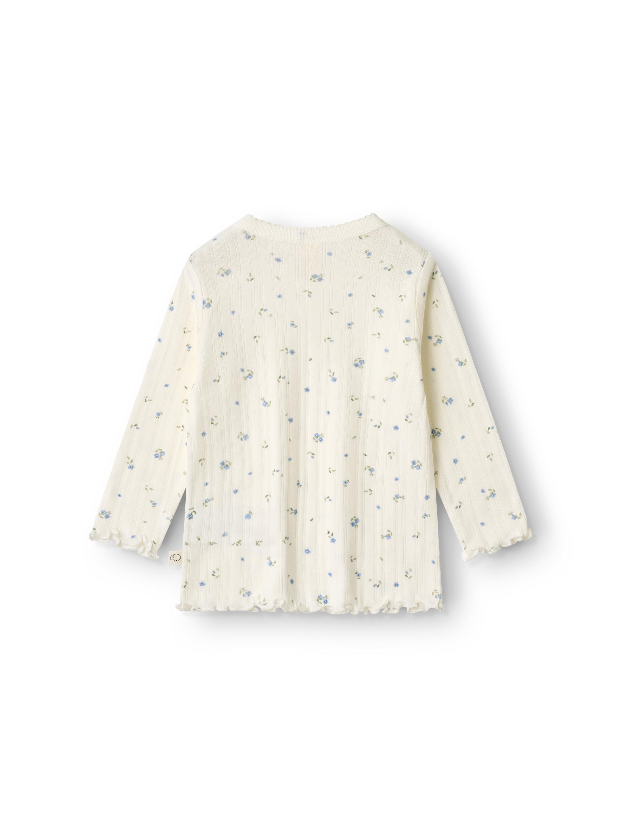 Pointelle shirt van katoen voor baby's
