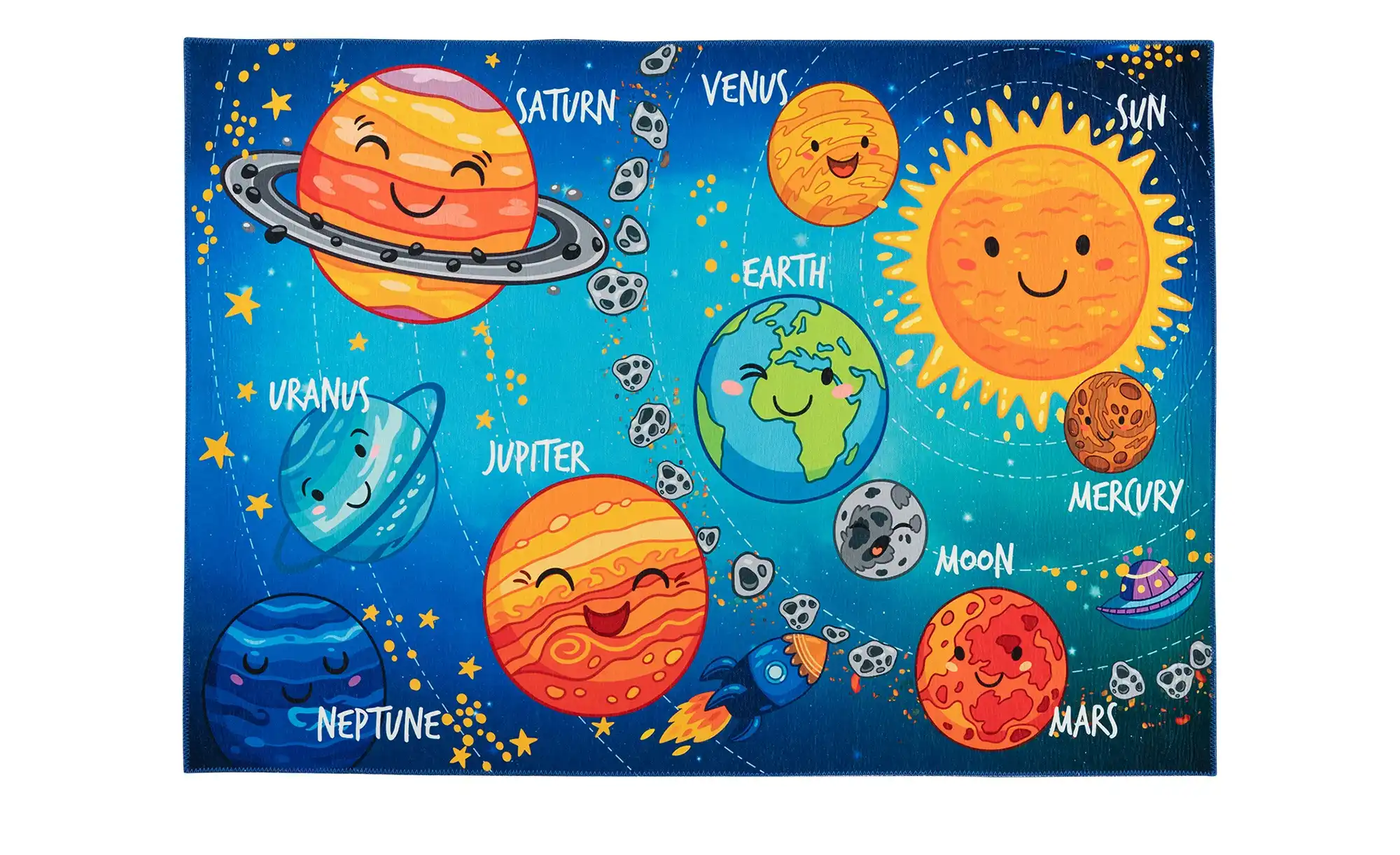 Kinderteppich Solarsystem