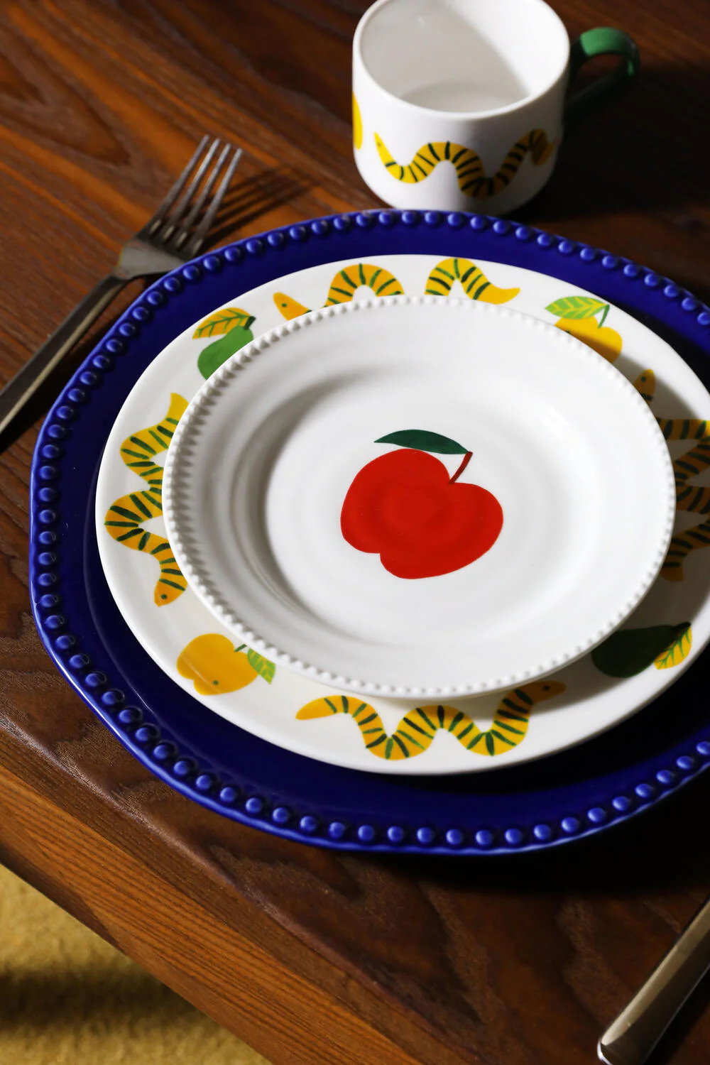&Klevering  Plate haines small - sæt med 4
