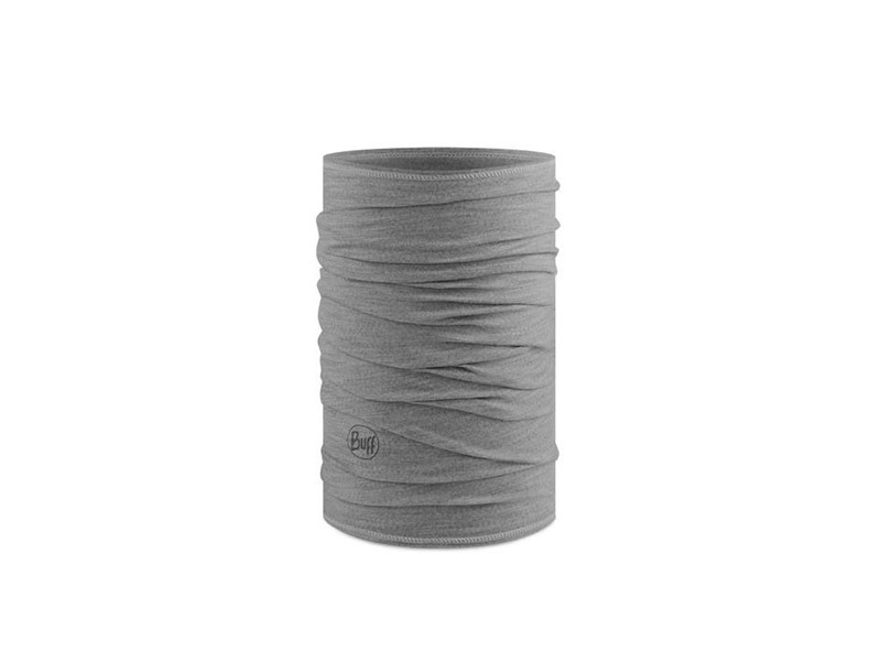 Buff Merino Lightweight nekwarmer - Solid Light Grey