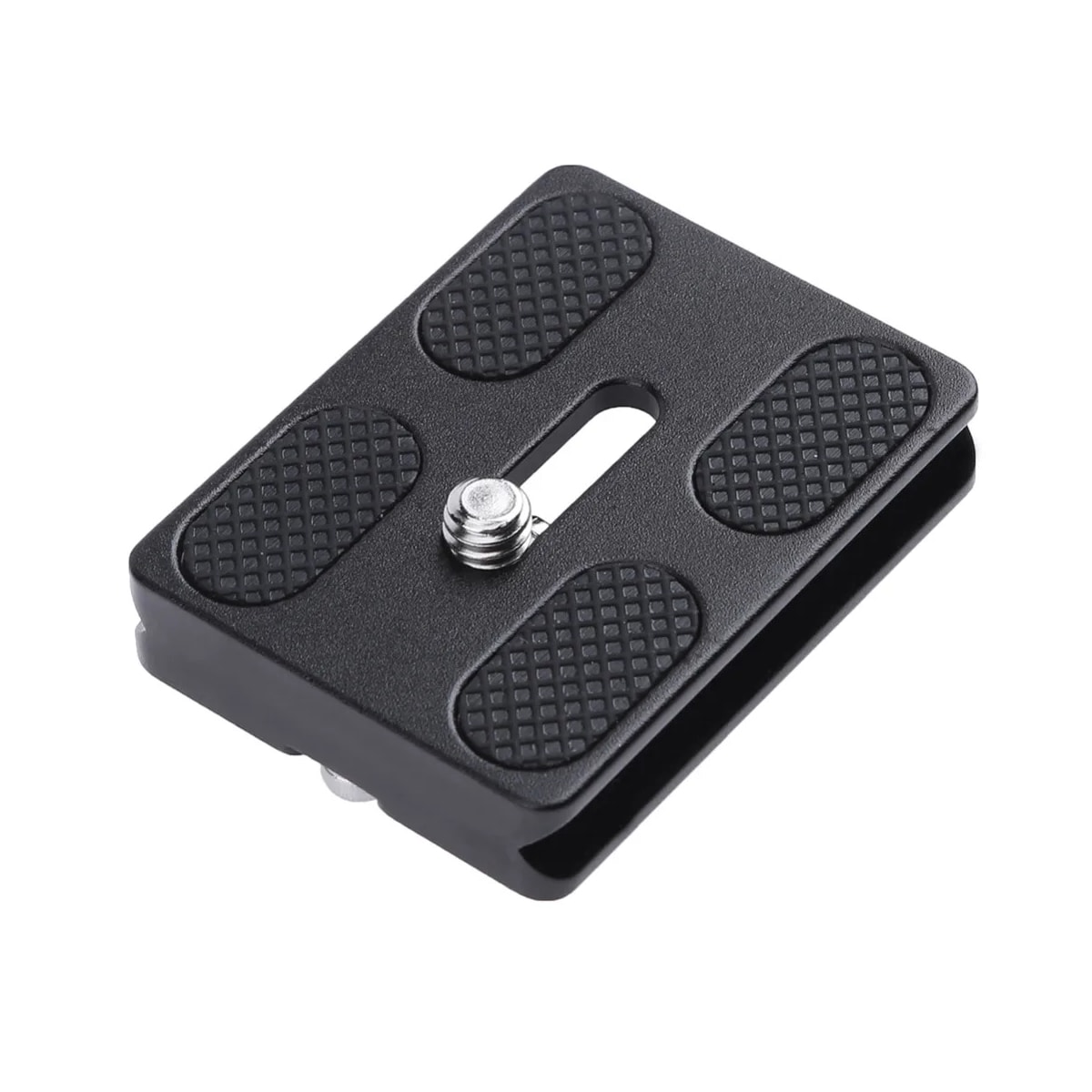 PU50 Kamerastativ monteringsplate Quick release plate for DSLR kamera Sort