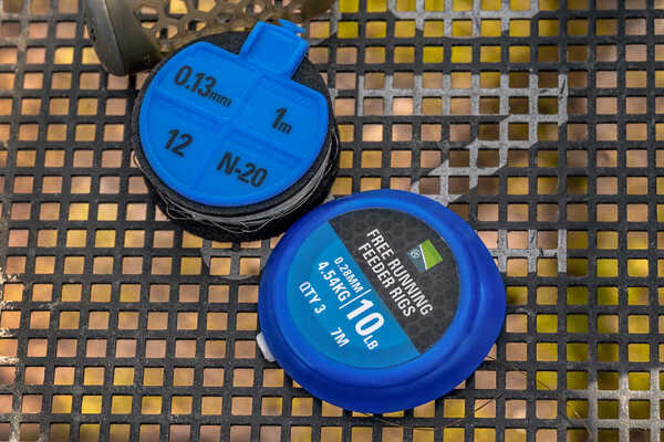 Preston Free Running Feeder Rigs 0,28mm (4,54kg) (3 pcs)