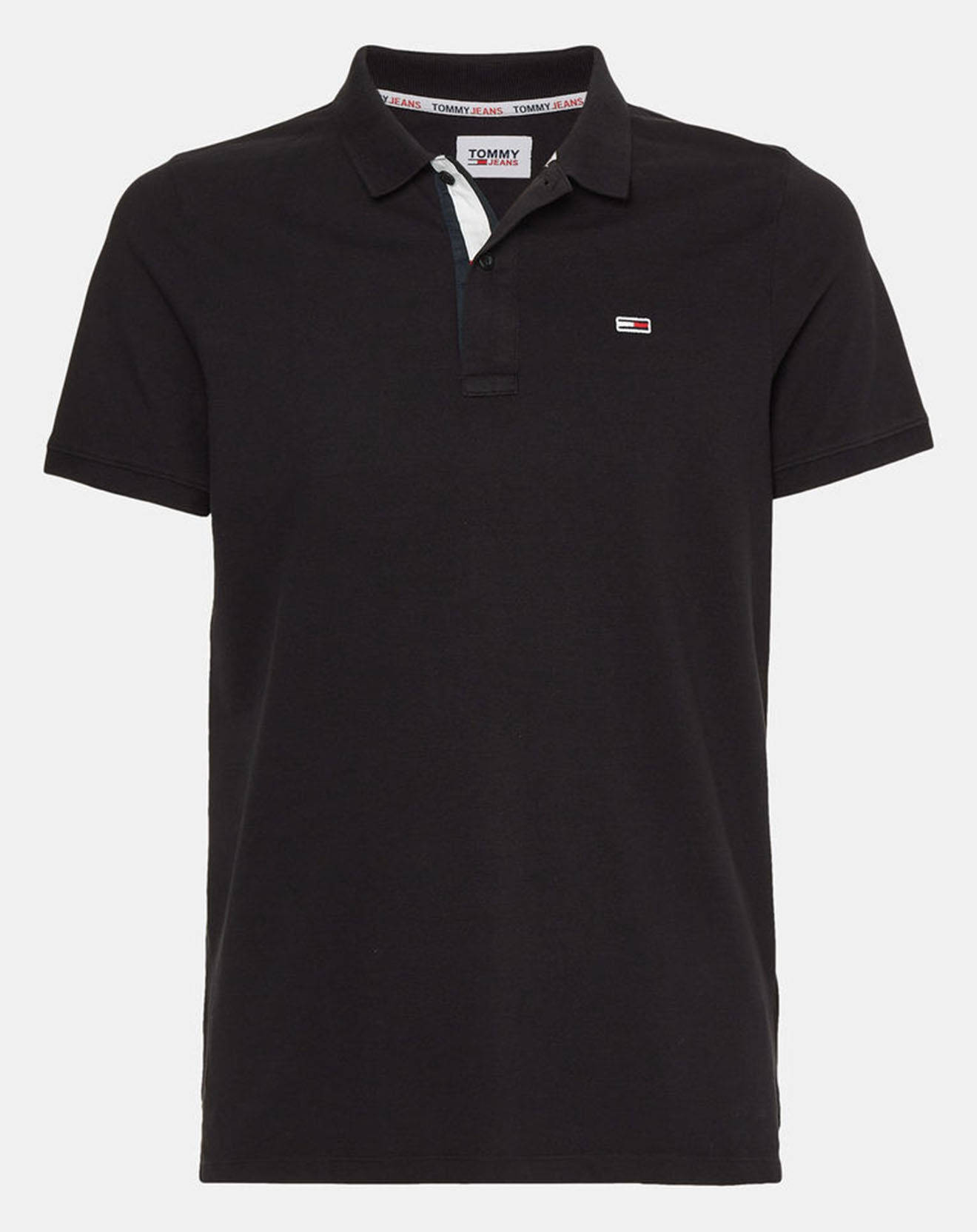 Tommy Jeans Polo Solid Stretch noir