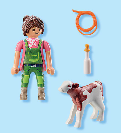 Playmobil DuoPack - Bauer m. Kalb - 71803 - 5 Teile