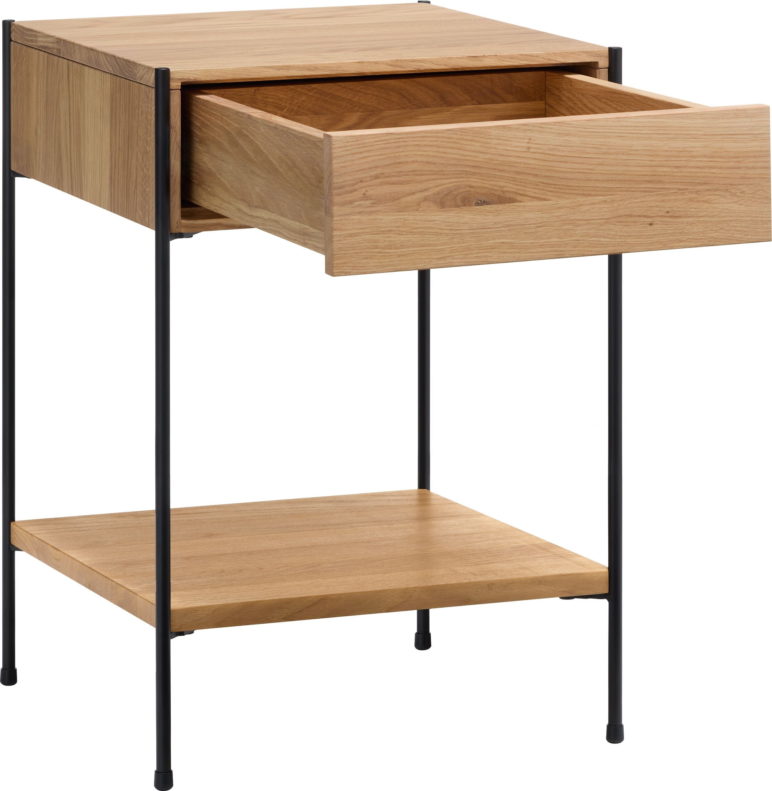 MALA Nachttisch - Eiche / B: 40.0 cm x T: 40.0 cm x H: 59.0 cm
