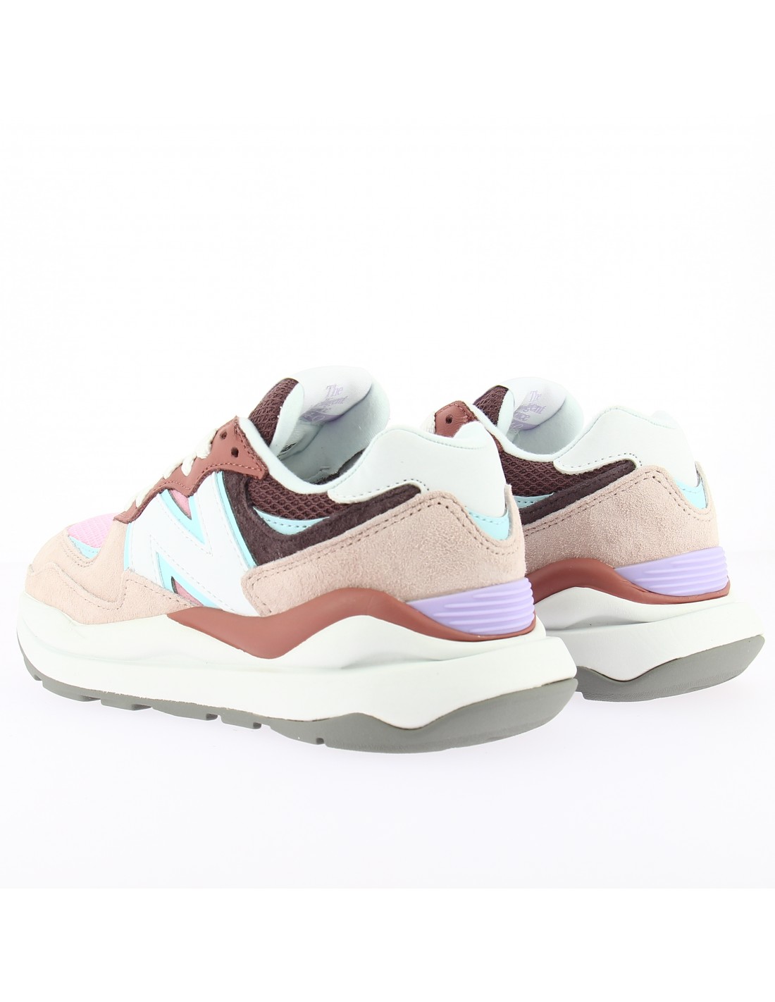 new balance sneakers femme 57/40 rose/blanc