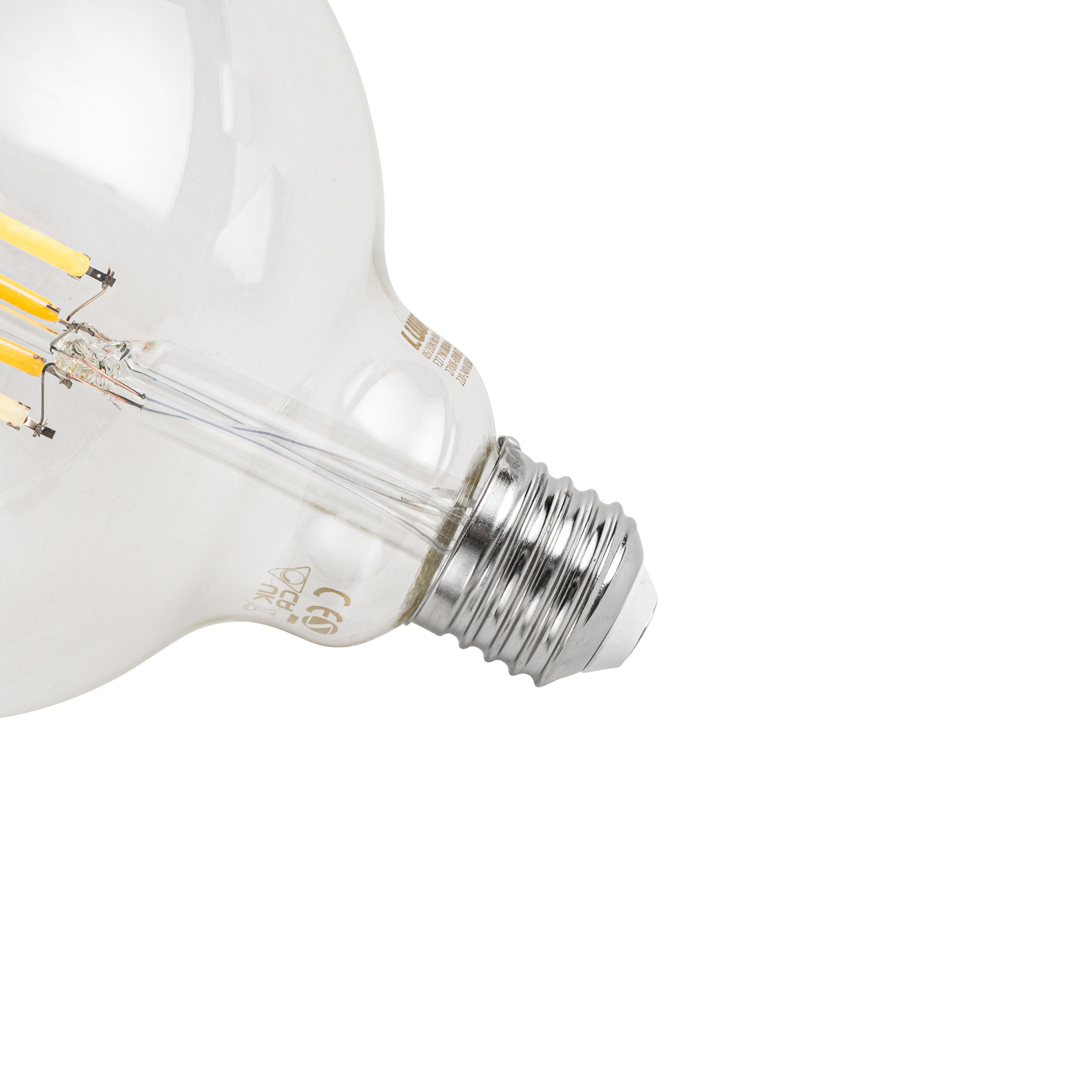 E27 dimbare LED lamp G125 helder 7W 806 lm 2700-6500K