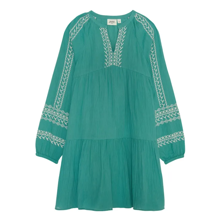 Hartford Robe Riga Broderies | Turquoise
