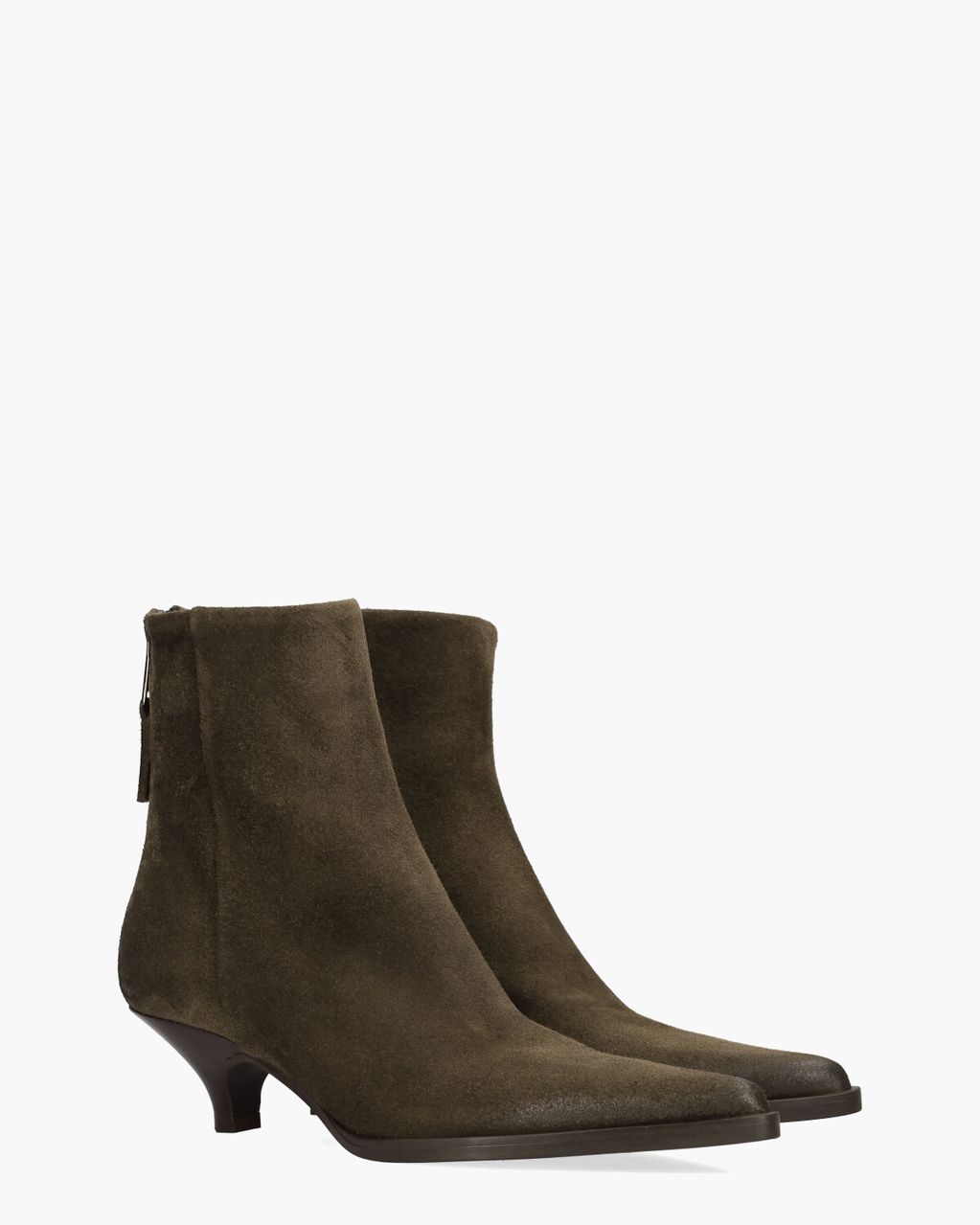 Elena Iachi E4550 Donkerbruin Dames Enkelboots