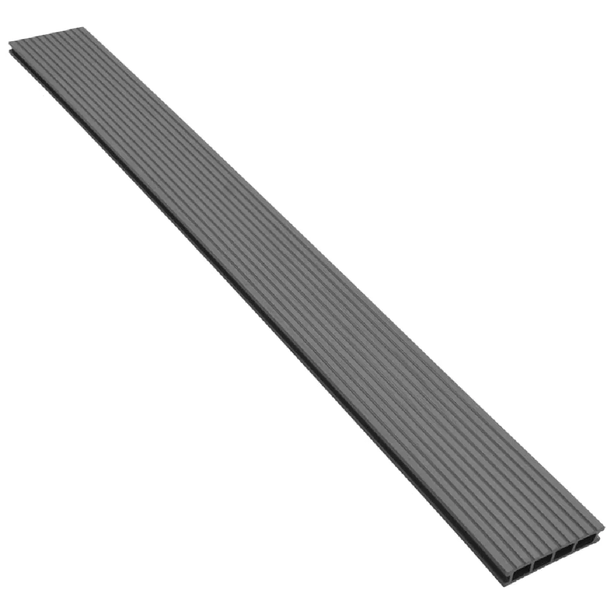 vidaXL Panneaux de terrasse WPC avec accessoires - Gris