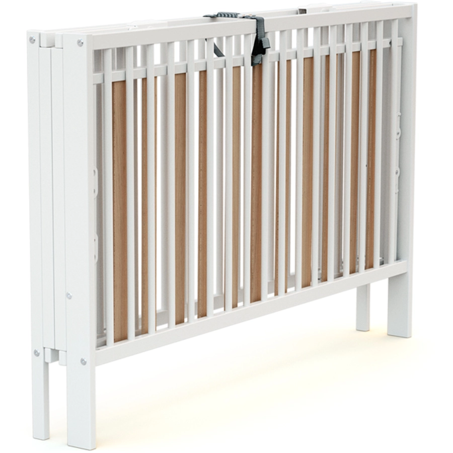 AT4 Babybett klappbar ESSENTIEL weiß 60 x 120 cm
