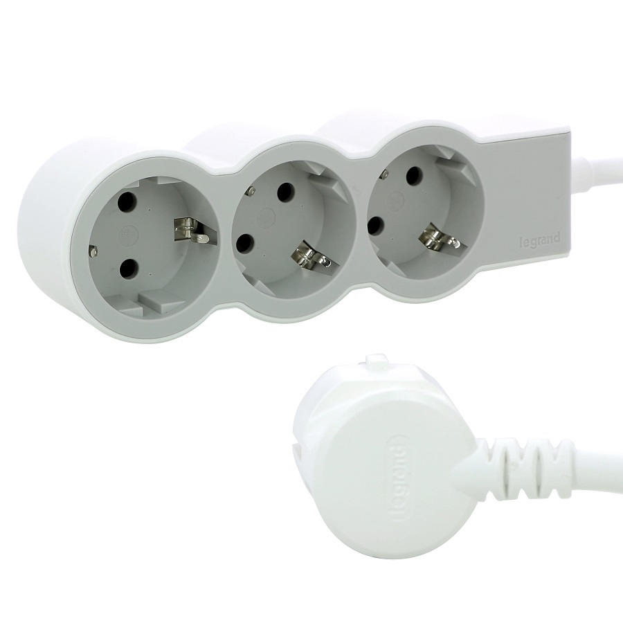 BLOCO LEGRAND BRANCO/CINZA