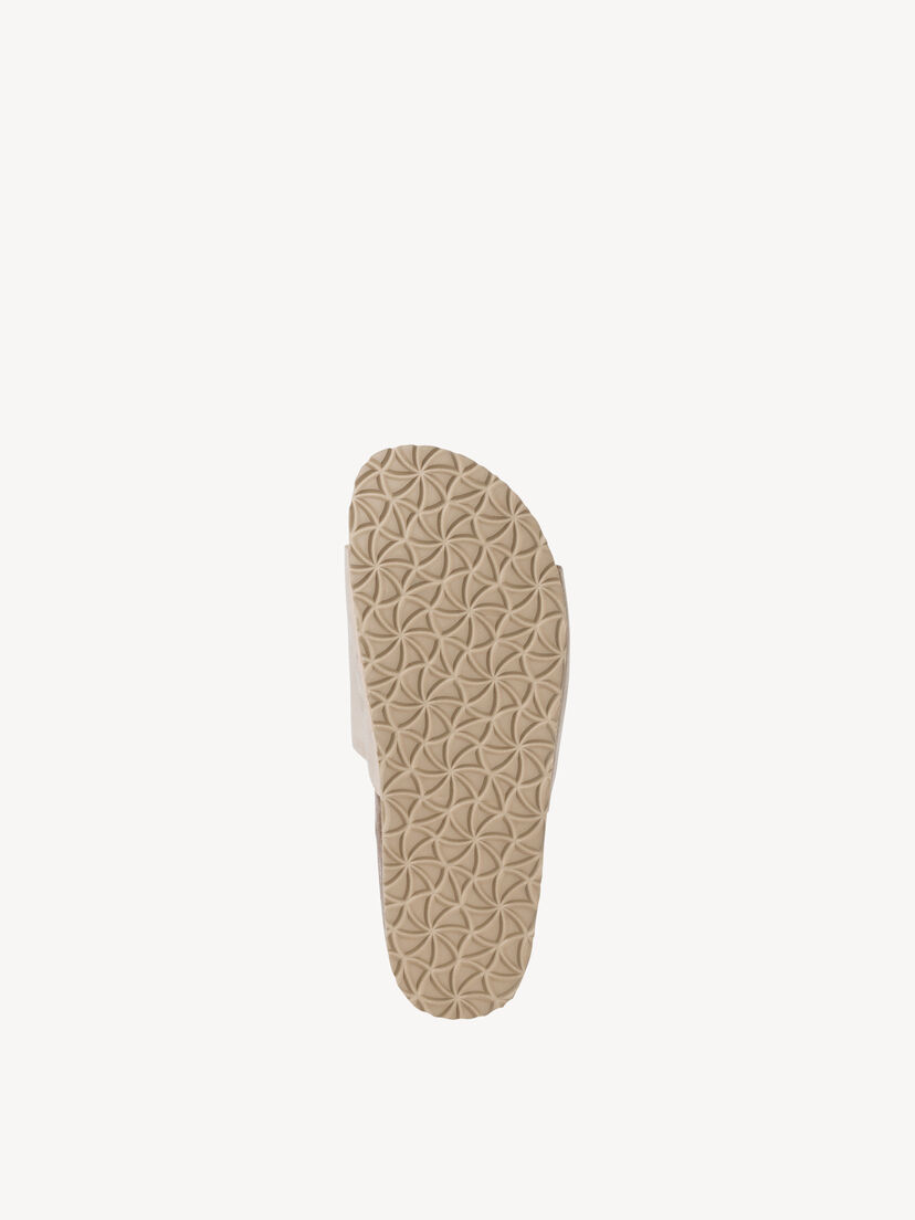 Leren Slipper - beige