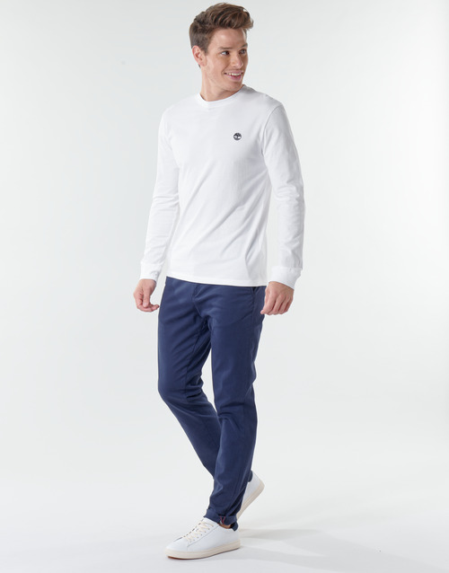 Timberland - LS DUNSTAN RIVER TEE - Blanc