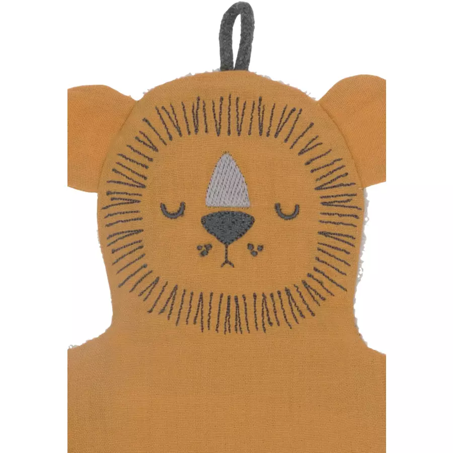 Sterntaler Waschhandschuh Lio rost