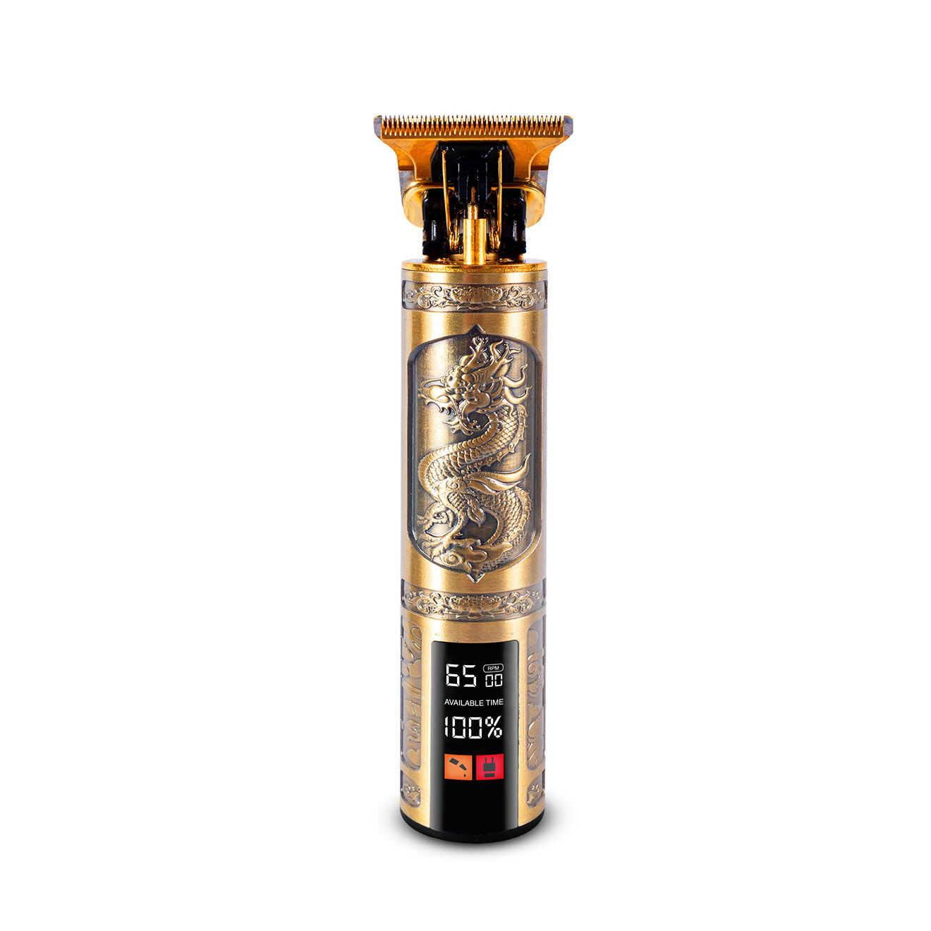 Becker Shaves & Trims Tondeuse sans fil avec écran led dragon  noir/doré