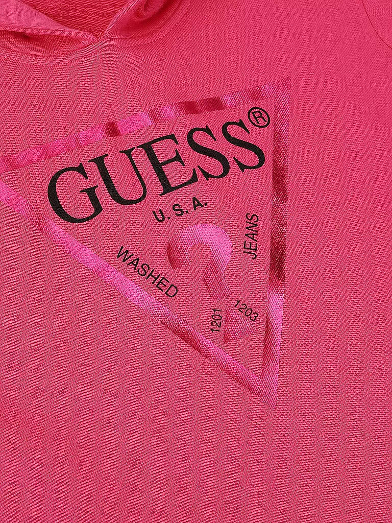 GUESS Mädchen Kapuzensweater - Hoodie pink