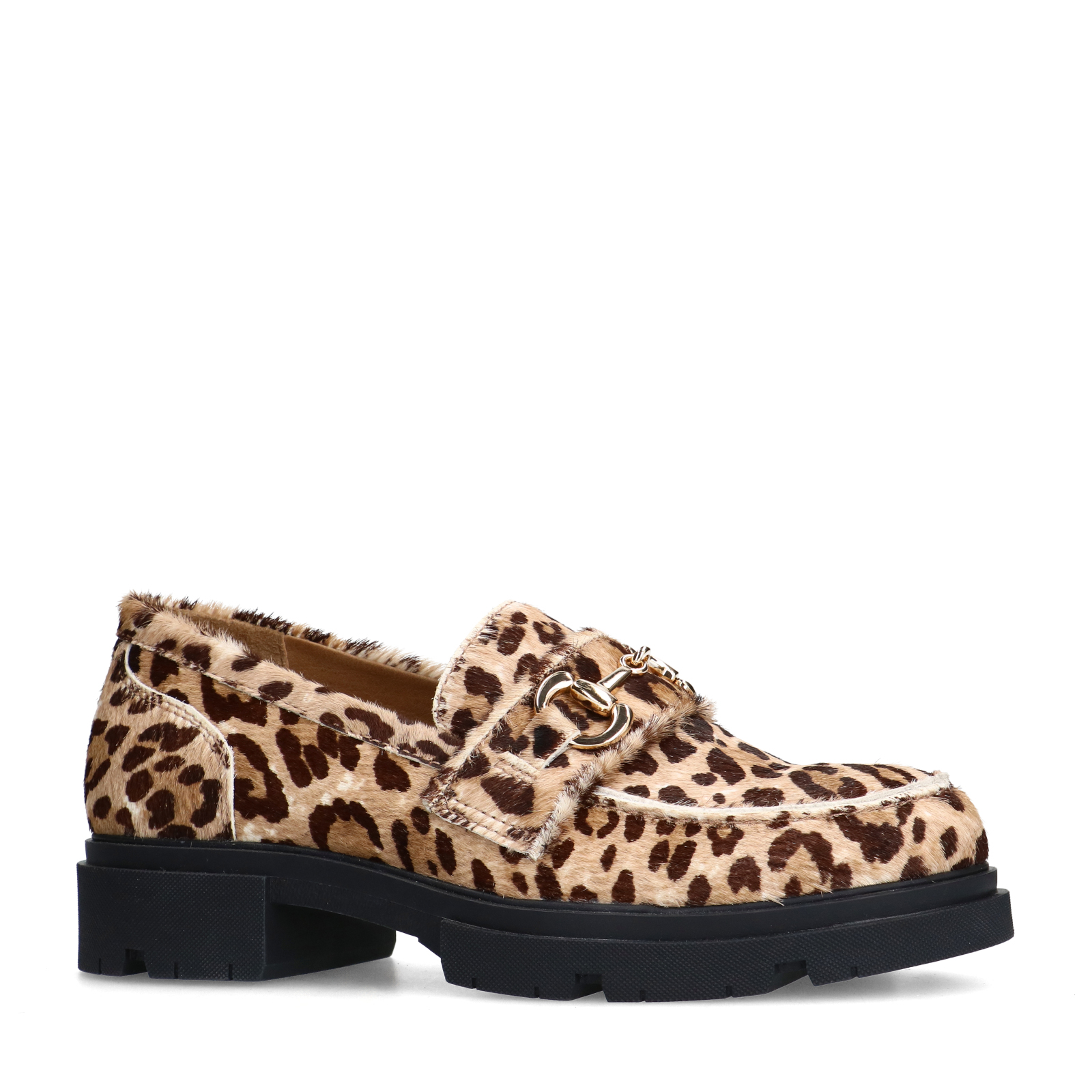 Leopard loafers
