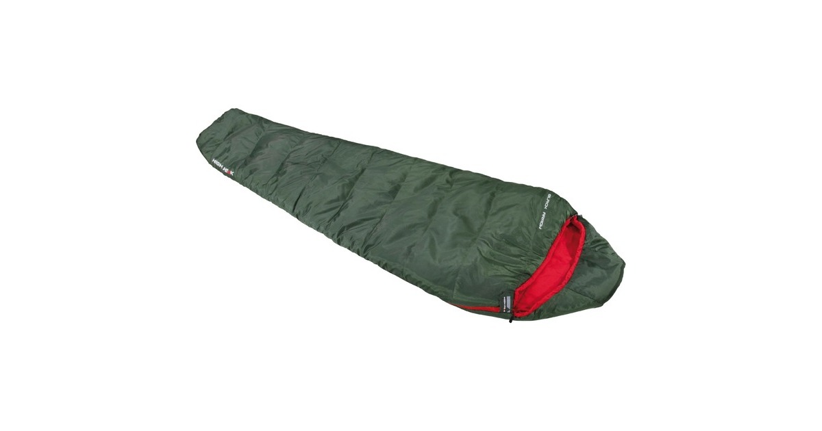 High PeakBlack Arrow slaapzak  (Groen/rood)