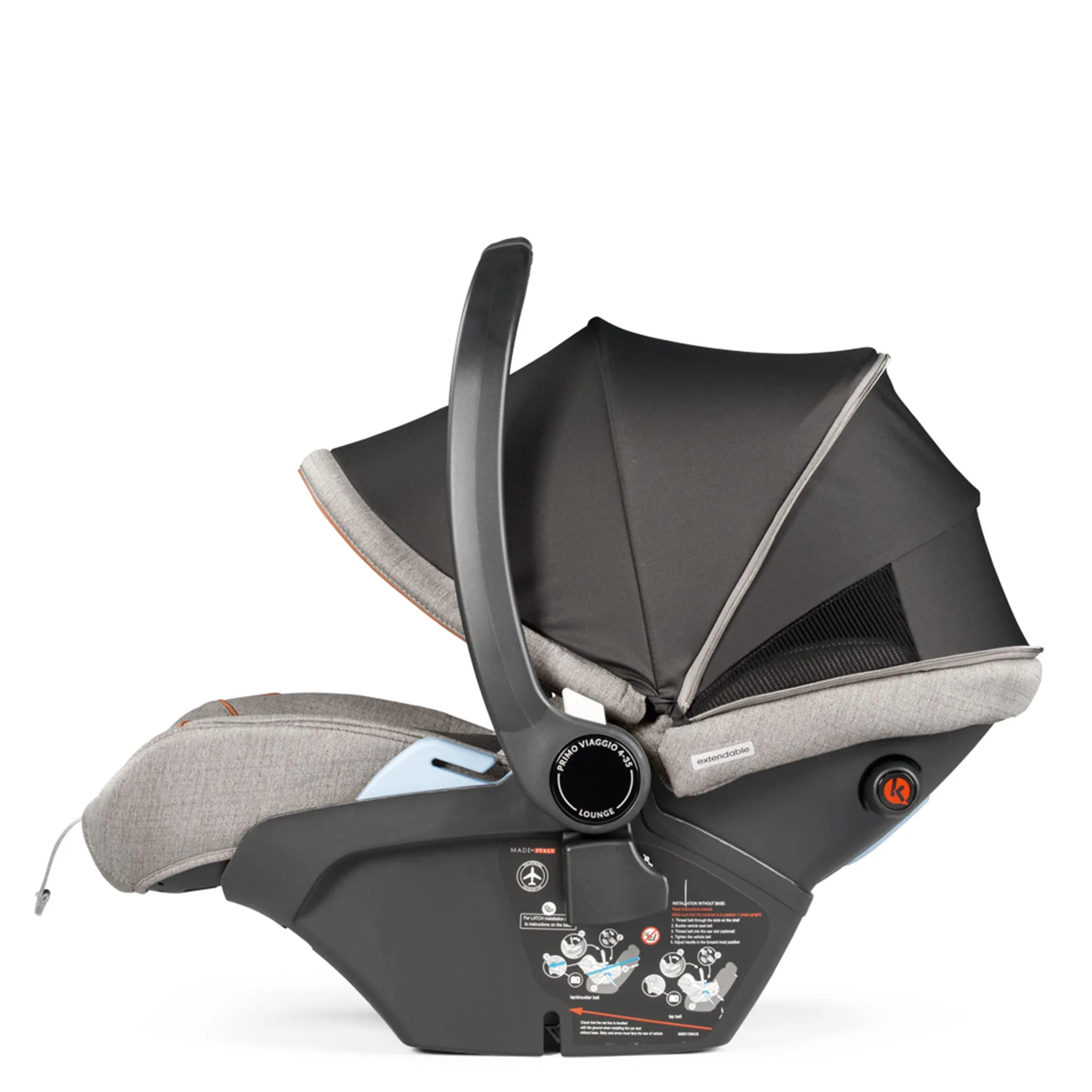 Peg Perego Siège d'Auto Primo Viaggio Lounge 4-35lb - Agio Gris