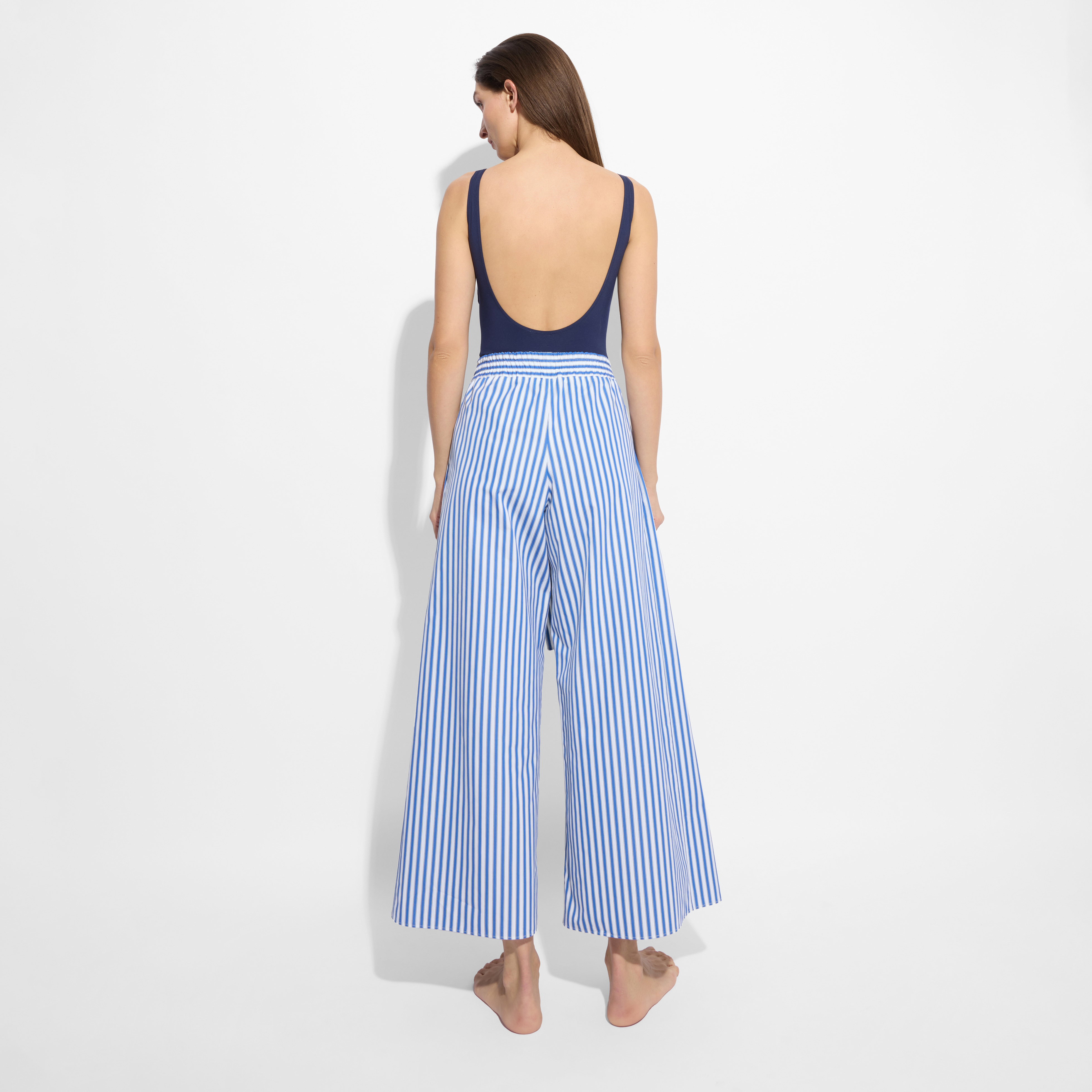 Pantalon en Coton Femme Uni - Vilebrequin x Ines de la Fressange