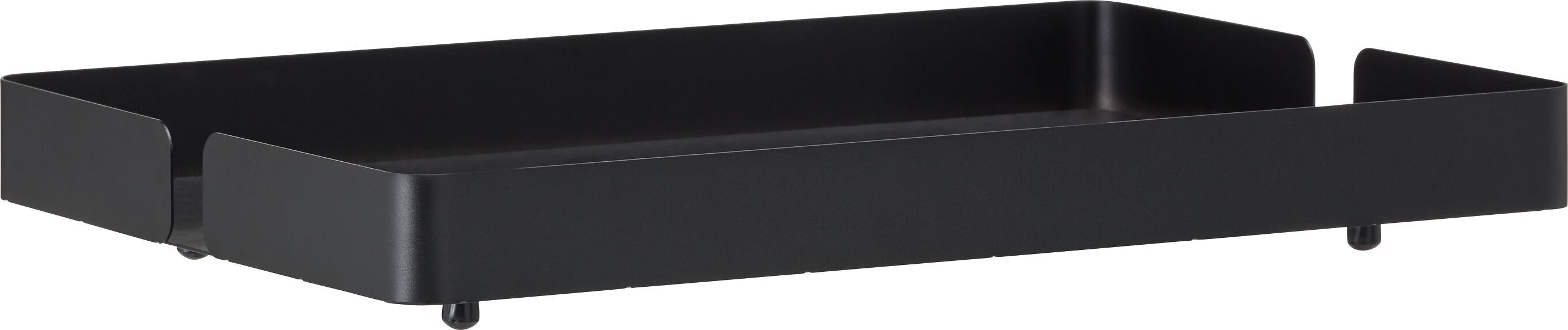 NIKLAS Beistelltisch - Schwarz / B: 44.2 cm x T: 32.2 cm x H: 46.0 cm