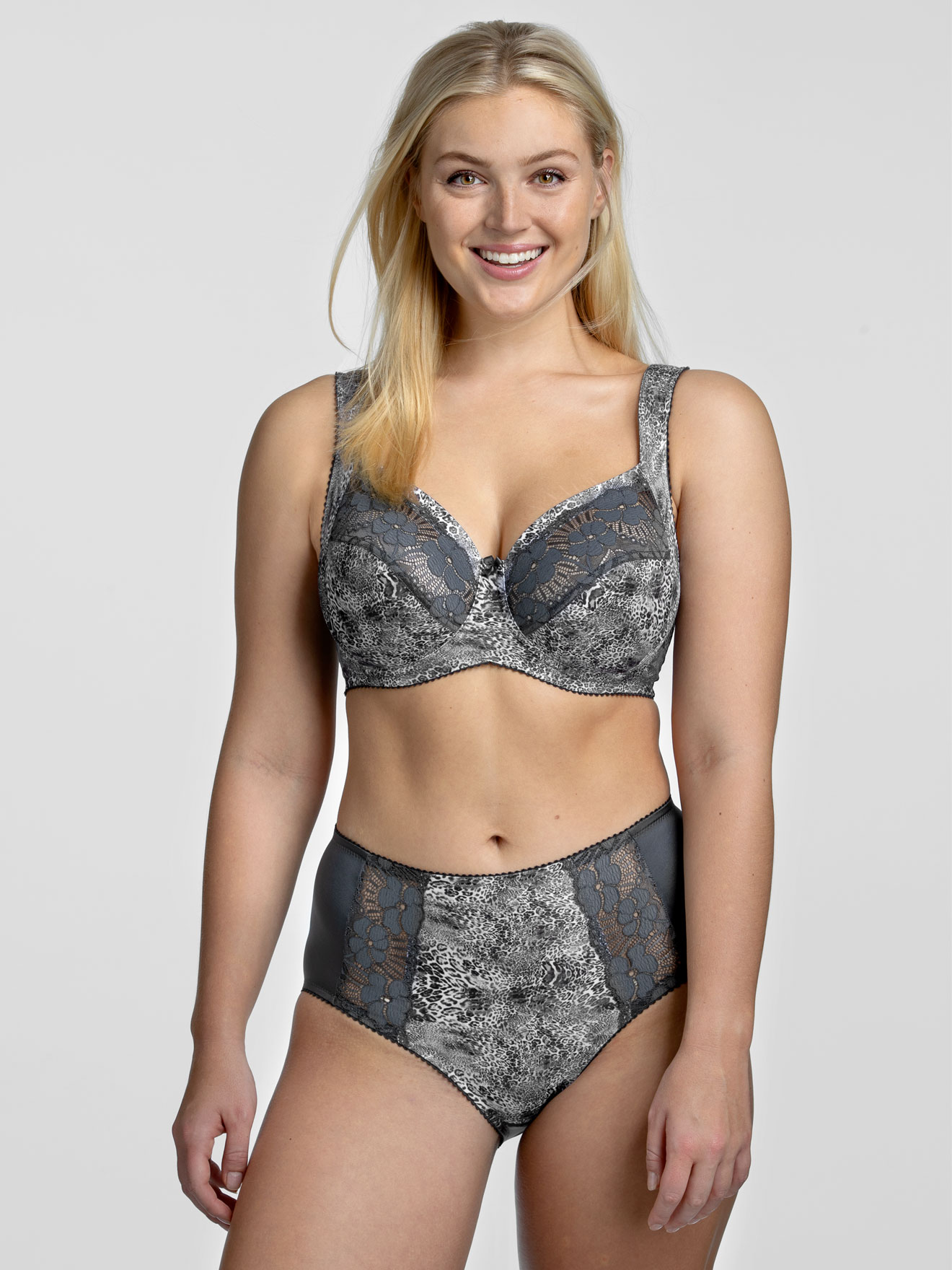 Culotte maxi microfibre et dentelle