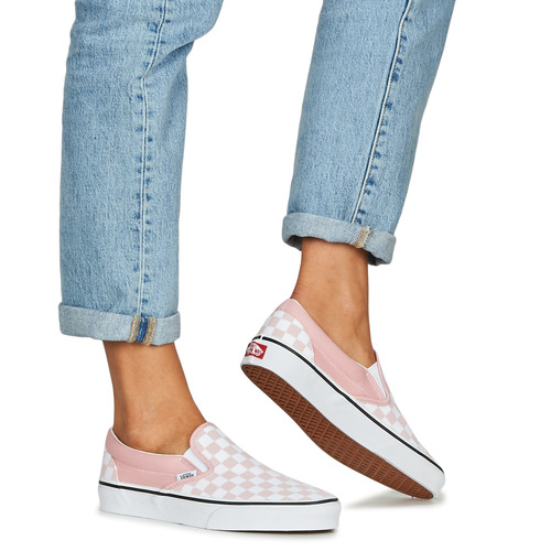 Vans - CLASSIC SLIP-ON - Rose / Blanc