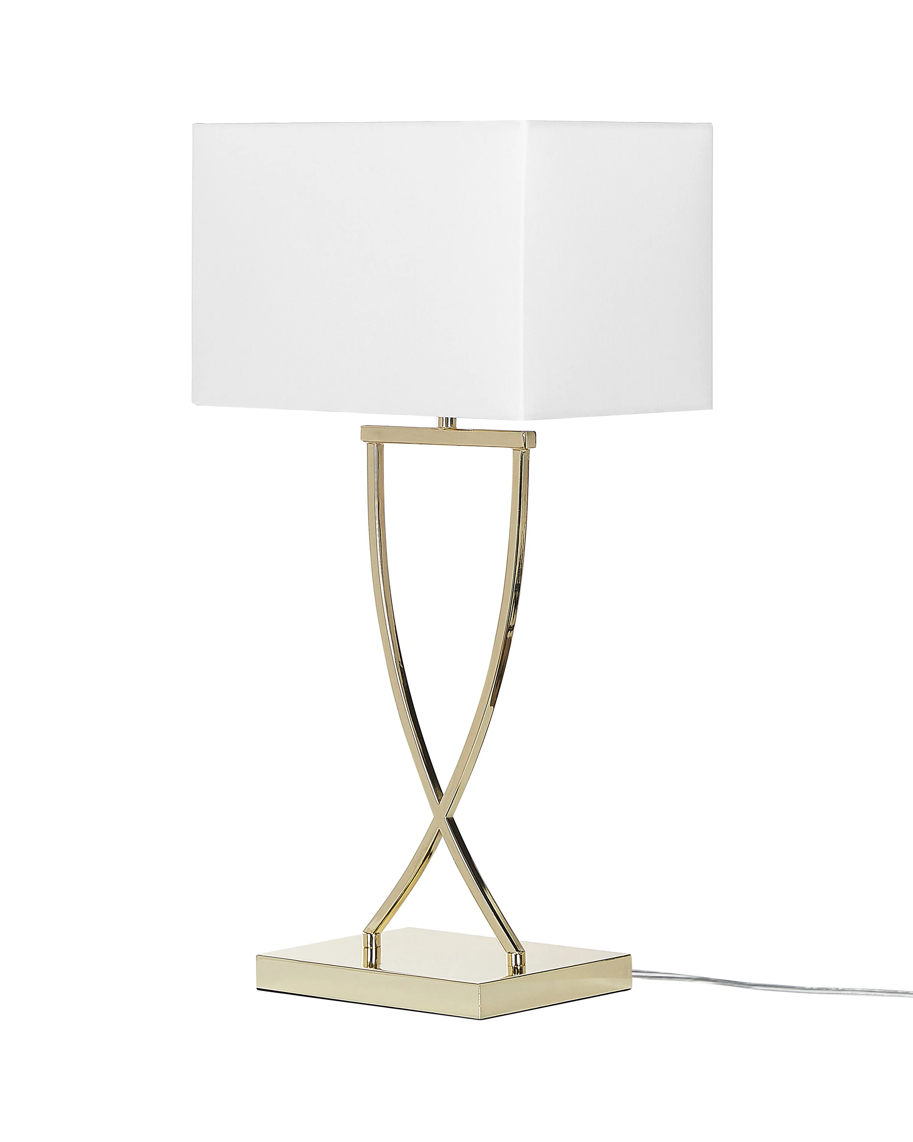 Tafellamp YASUNI Metaal Wit/goud