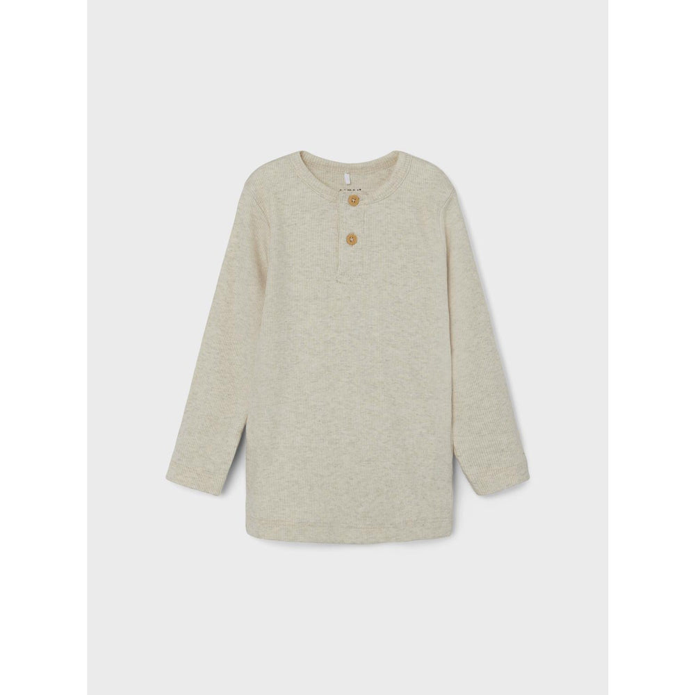 Peyote Melange Kab Noos Bluse - Name it → Luksusbaby.dk