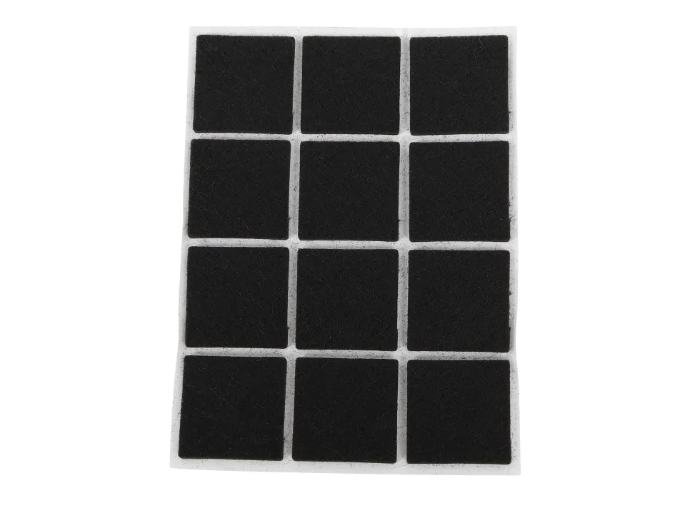 HOME It® selvklæbende filtpuder 64 stk sort