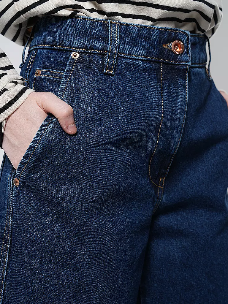 ASPESI Jeans Wide Fit dunkelblau