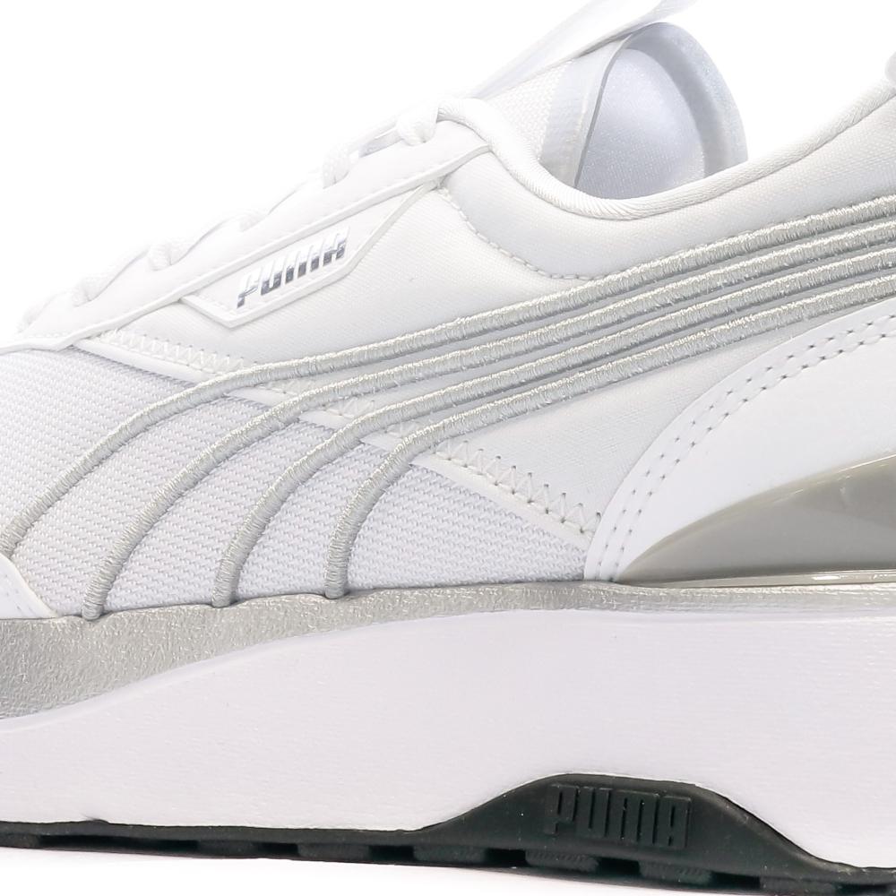 Puma Baskets Blanches Femme Puma Cruise Rider Metal Wn S