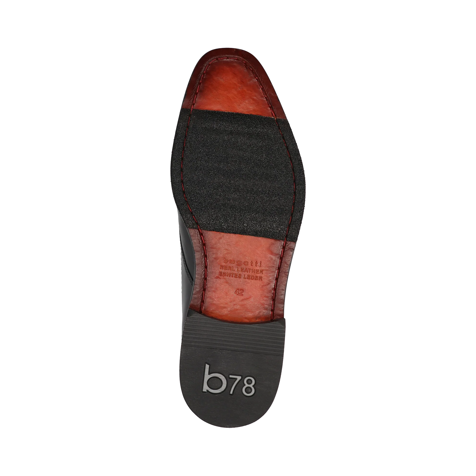 Leder Business Schnürer schwarz