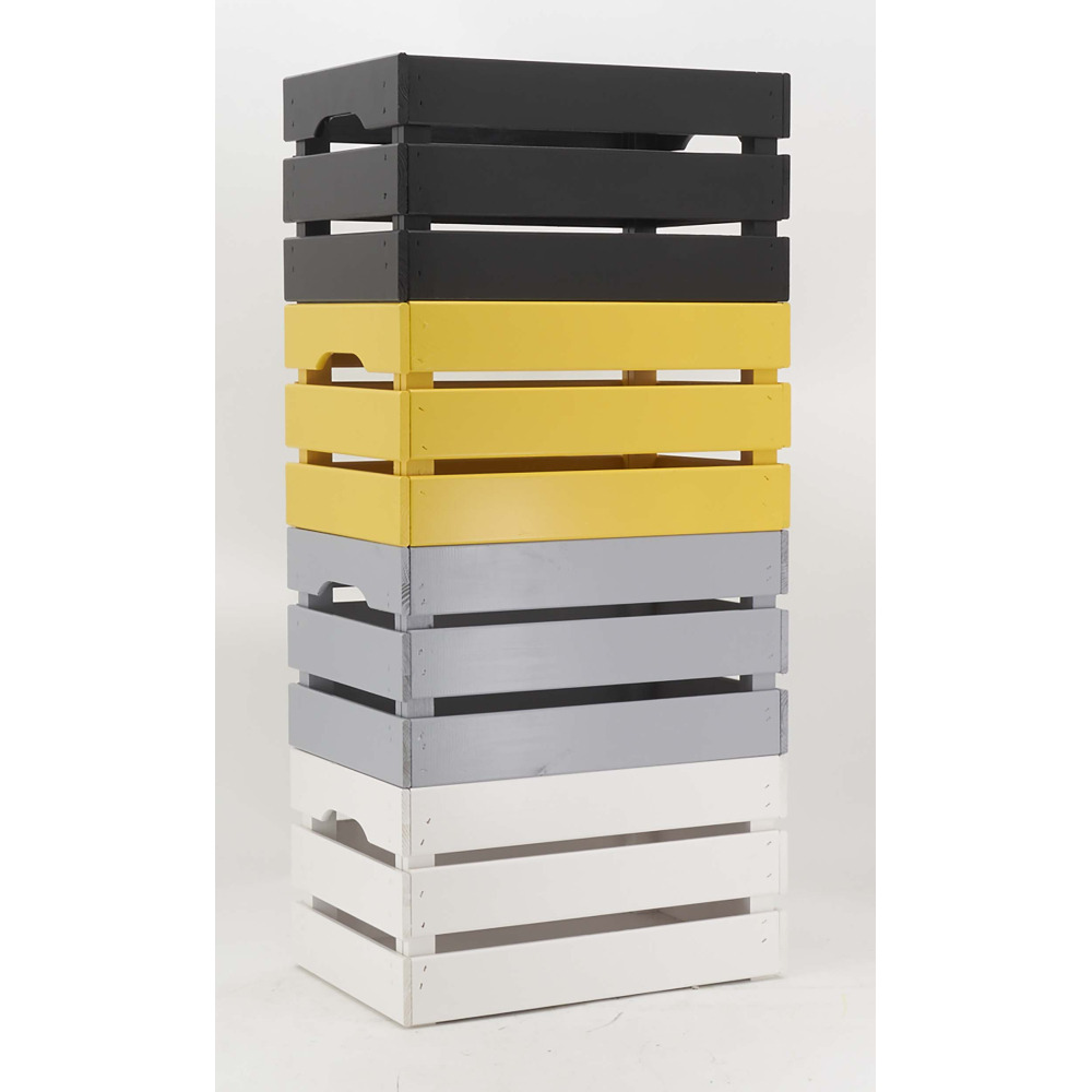 Caisse de rangement en pin grand modèle 46 x 31 x 25 cm
