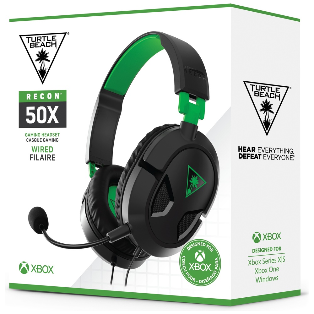 Turtle Beach Recon 50X Gaming-Headset für Xbox, Xbox Series X, PS5, PS4, Switch, PC