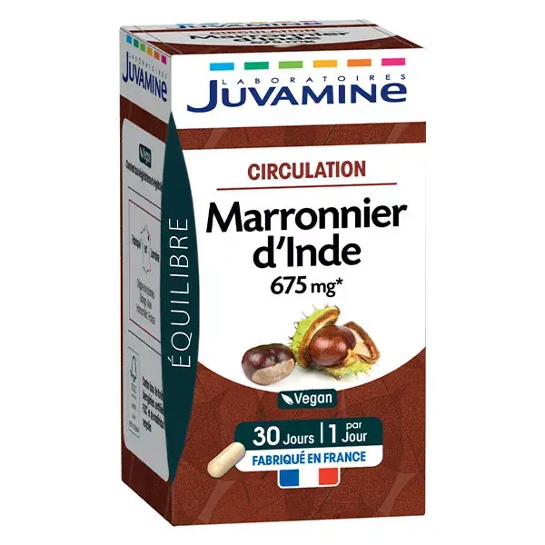 Juvamine Castanha-da-Índia 30 cápsulas