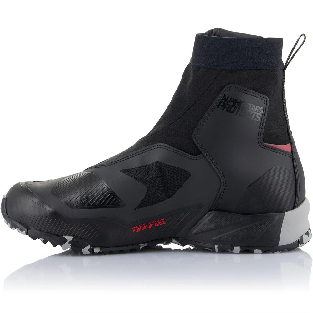 Alpinestars - Chaussures CR-8 Gore-Tex® Noir / Rouge fluo