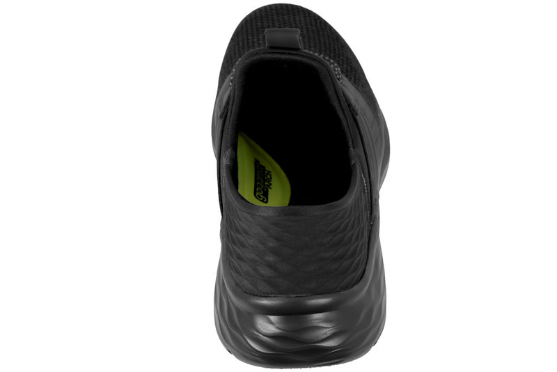 SKECHERS GARNER NEWICK BLACK SLIP-INS SNEAKER