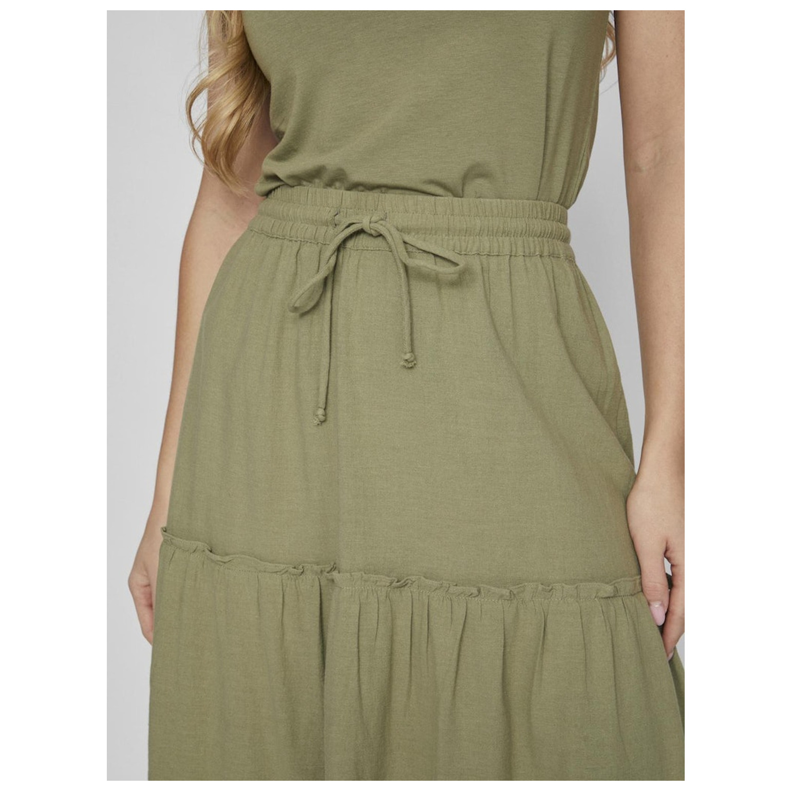 Vila VIANLA RW ANKLE SKIRT