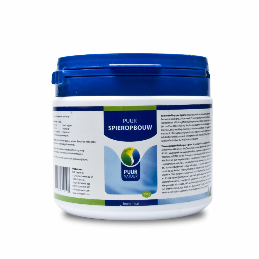 PUUR Muscle Mass Hond - Kat250 gr