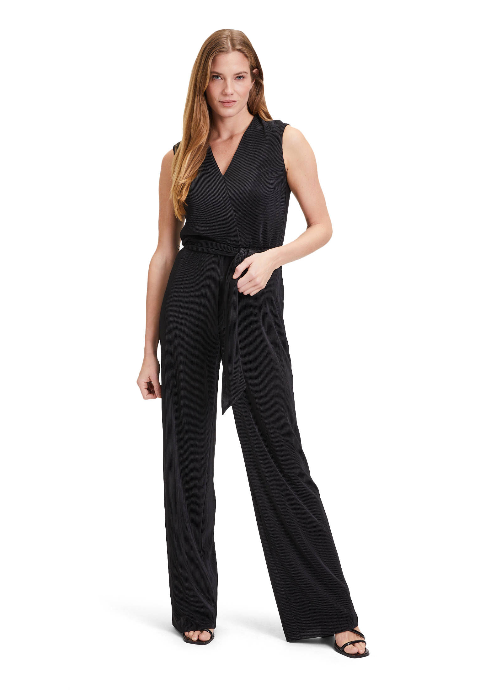 Vera Mont| Damen Jumpsuit mit Bindegürtel