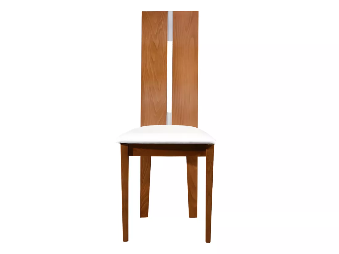 Lot de 6 chaises SALENA - Hêtre massif coloris chêne